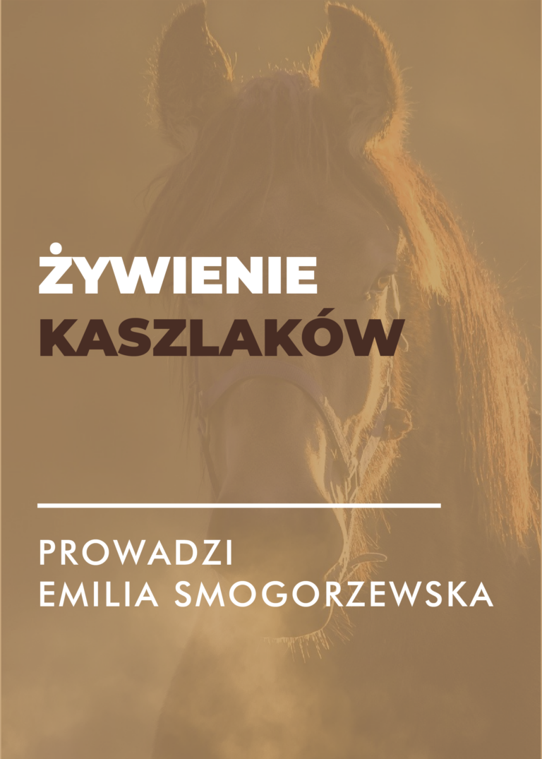 Certyfikowany webinar– żywienie kaszlaków (nagranie )