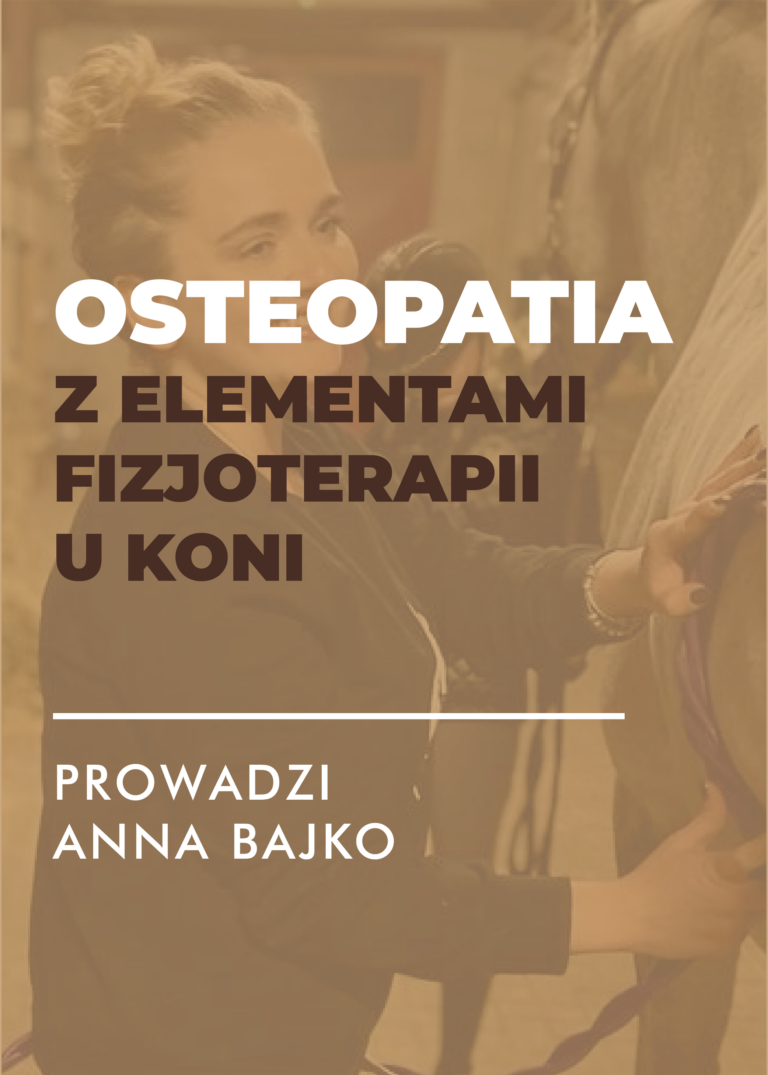 Certyfikowany webinar- Osteopatia z elementami fizjoterapii u koni (nagranie)