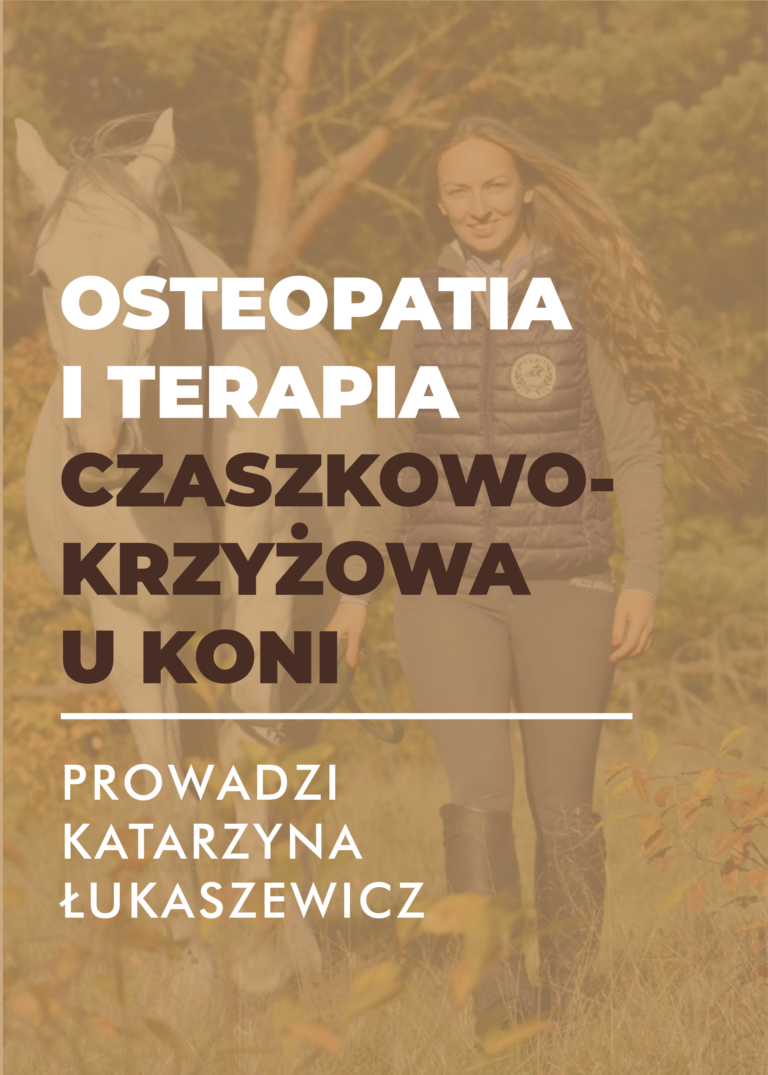 Certyfikowany webinar- Osteopatia i terapia czaszkowo krzyżowa u koni (nagranie)