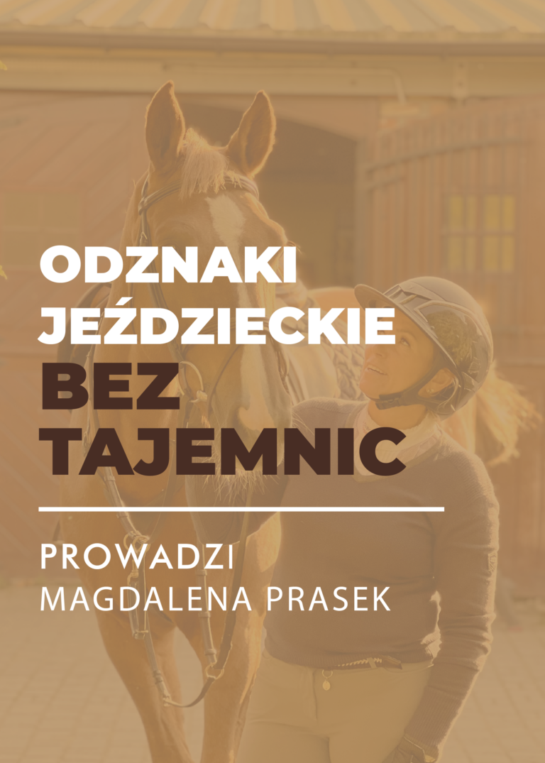 Certyfikowany webinar- Odznaki jeździeckie bez tajemnic ( nagranie )