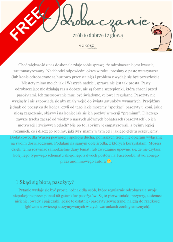 Poradnik- Odrobaczanie