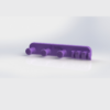 Purple WhipEase 3+3 hook – Magnetyczny wieszak na baty z 3 hakami