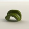 olive green ClassicEase – magnetyczny wieszak na ogłowie
